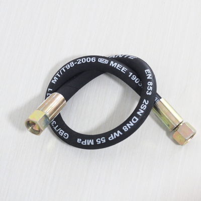 Druckölrohr 2SP 4SP 6SP Hydraulische Gummihose Verkauf mit Normen und Materialien