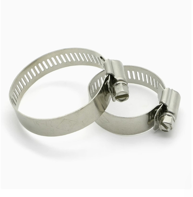 SS 304 Edelstahl Metall American Schlauchrohr Clip Zebra Wurm Getriebe Schraubantrieb Einstellbar für 1/4 bis 12 Inch