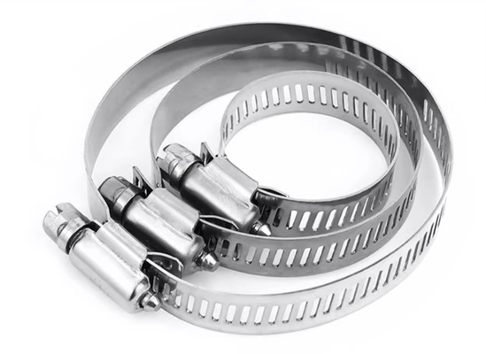 SS 304 Edelstahl Metall American Schlauchrohr Clip Zebra Wurm Getriebe Schraubantrieb Einstellbar für 1/4 bis 12 Inch