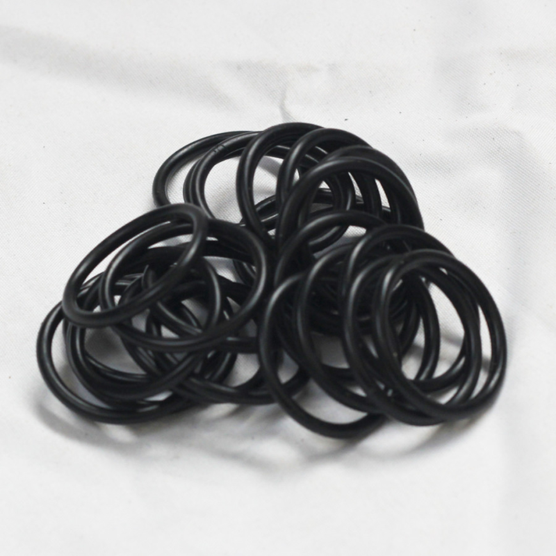 Standard Buna Nbr Fkm Silizium 70 Schwarz Kleines Flaches O-Ring und Temperaturbeständig