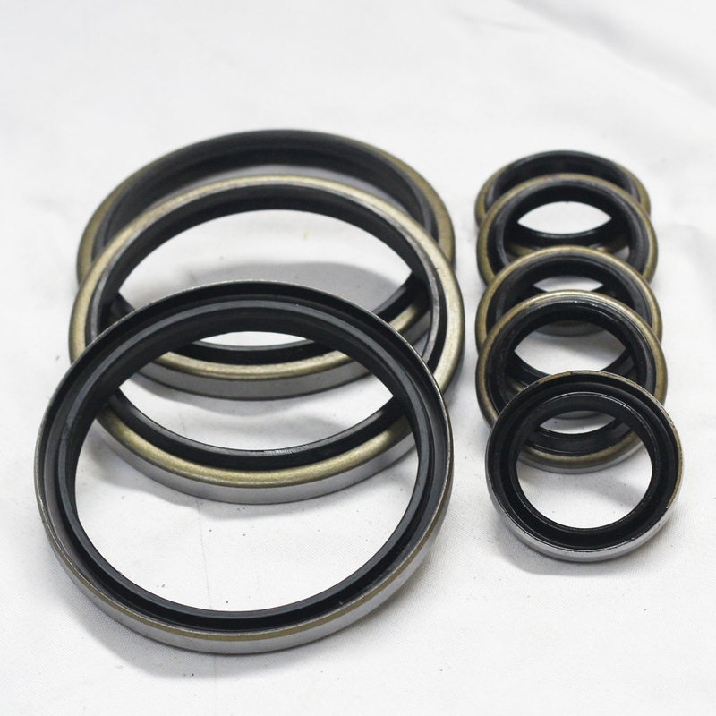 DKB Rubber Rotary Hydraulic Zylinder Öldichtung Staubwischer Dichtung mit Metallgehäuse Paket