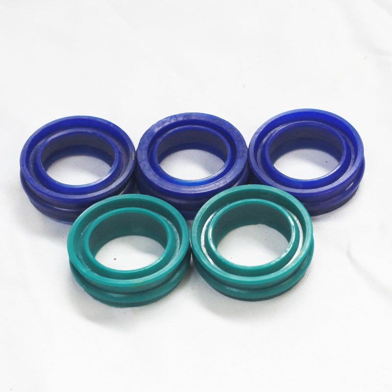 Individuelle EU-Typ Grüne Blaue Öldichtung Pneumatische Gummiflaschen Dichtung mit PU-Material
