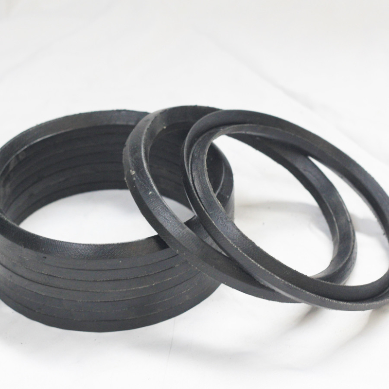 Schwarze NBR FKM Stoff-V-Dichtung für Hydraulikzylinder Kolbenstange und Chevron-Verpackung